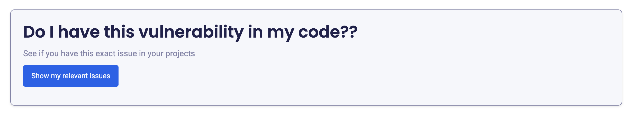 Vulnerabilities in your code, drawn from active Snyk Code Projects
